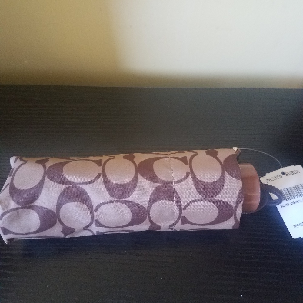 Nwt Coach purse size umbrella